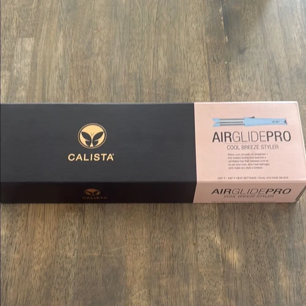 NEW- Calista AirGlide Pro Cool Breeze Styler- baby blue
